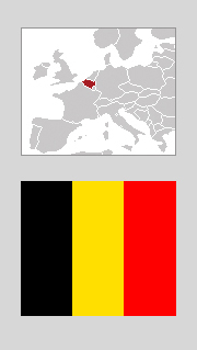 オランダ・ベルギーの位置と国旗